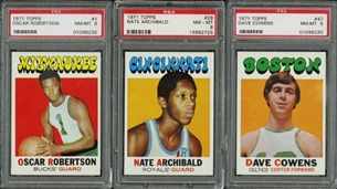 1971 Topps Basketball PSA Graded Complete Set of 233 Cards (22 PSA 9s and 211 PSA 8s) #14 on PSA Registry